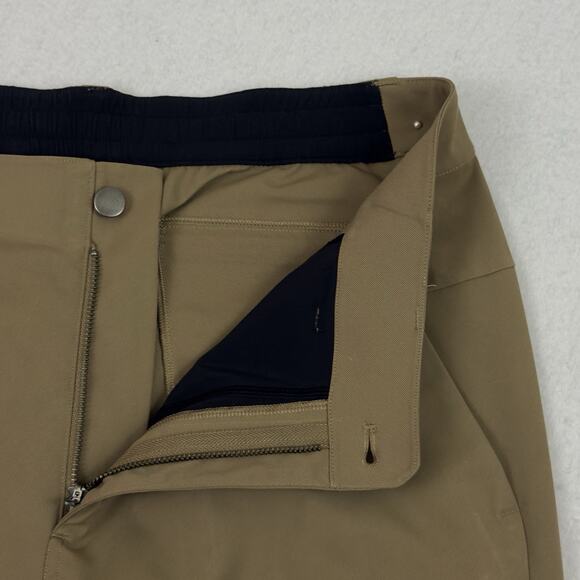 Lululemon Mile View Pants Men’s 33x30 Brown Water Repellent Tech Utility Travel - Picture 5 of 13